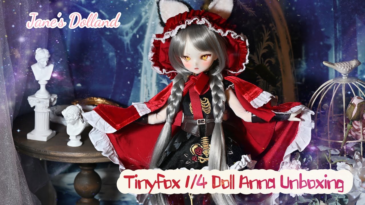 Tinyfox Anna Unboxing Review Dress up||Anime doll|| MSD