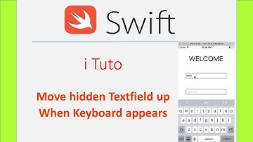Move textfield up when Keyboard appears