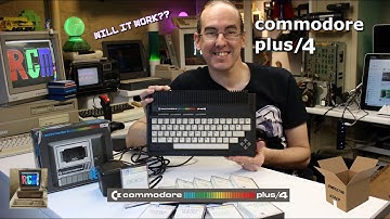 COMMODORE PLUS/4 UNBOXING, WILL IT WORK?
