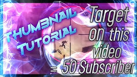 How to make professional YouTube GAMING THUMBNAIL in 5 minutes