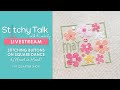 Live stitching buttons on square dance by heart in hand  stitchy talk 37