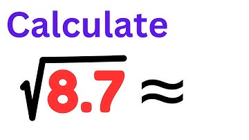 Find Square Root of any Number Using Calculus!