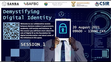 DIGITAL IDENTITY INFORMATION SESSION 1