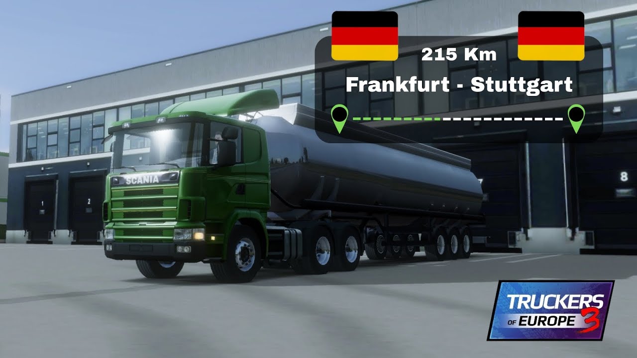 Delivery from Frankfurt to Stuttgart: 215 km trip | TRUCKERS OF EUROPE 3