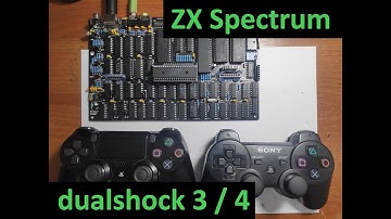 ZX Spectrum 128к harlequin. Геймпад от PS3 / PS4 / Xbox360