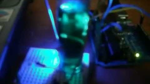 Testing a single LED spectrophotometer  prototype