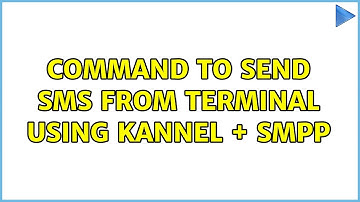 Ubuntu: Command to send SMS from terminal Using Kannel + SMPP