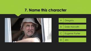 The Walking Dead Characters Quiz Scuffed Entertainment