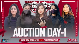 [🔴LIVE]AUCTION DAY 1 II BRAWL OF DIVAS|| GARENA FREE FIRE