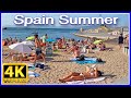 4K WALK Catalonia BEACH Costa Brava Girona SPAIN walking tour VIDEO 4k documentary