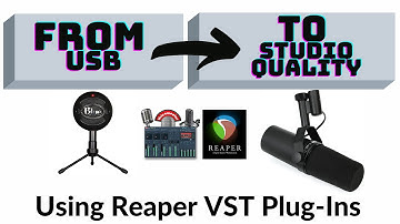 Make a USB Mic sound like a Studio Mic using Voicemeeter and Reaper