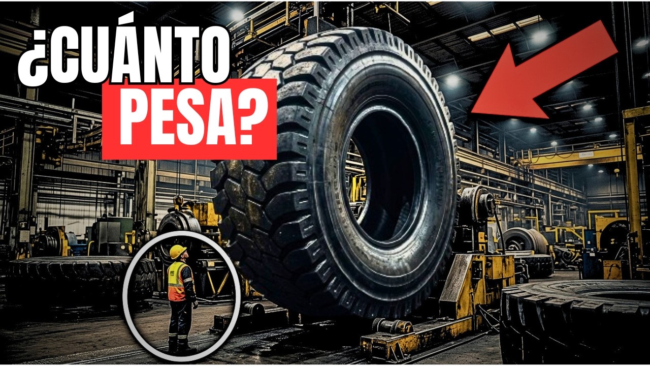Así se Fabrican los Neumáticos Más Grandes del Mundo en una Fábrica Gigante