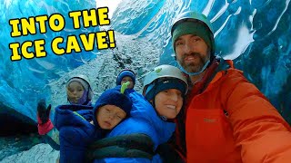 ICELAND'S FAMOUS BLUE ICE CAVE TOUR | Vatnajökull Glacier | ICELAND SOUTH COAST | ICELAND with KIDS