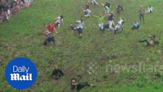 Injuries at annual cheese-rolling contest in UK