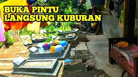 KAMPUNG DI ATAS MAKAM | BUKA PINTU LANGSUNG KUBURAN,SUASANA PEDESAAN JAWA BARAT