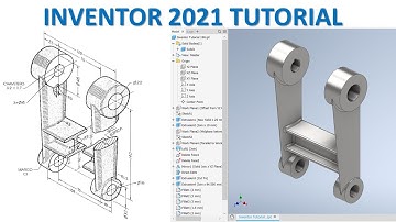 Inventor 2021 Tutorial #198 | 3D Model Basic Beginners
