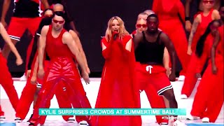 Kylie Minogue Surprises Crowds at Capital&#39;s Summertime Ball (This Morning 2023)