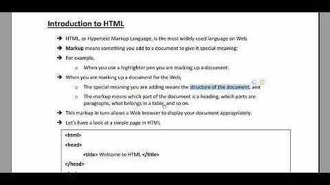 Lect#2 Beginning with HTML | Web Technology