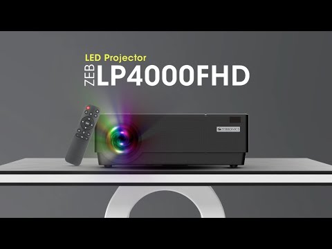 LED Projector - Zeb-LP4000FHD