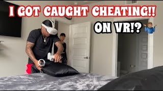 I got Caught Cheating on VR!! 😱 #Cheating #subscribe