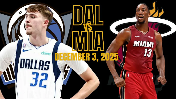 Dallas Mavericks vs Miami Heat Full Game Highlights - December 3, 2025 | NBA Season