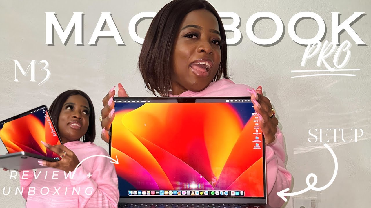 MACBOOK PRO M3 2023 UNBOXING & REVIEW! + SETUP(14-inch Space Gray)