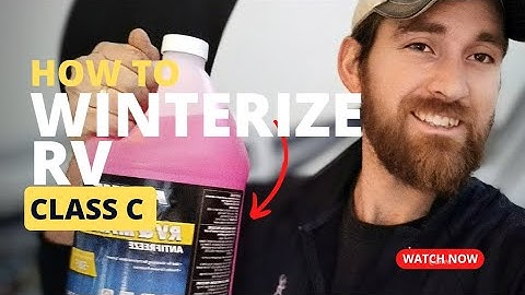 WINTERIZING Class C RV _ Easy Process