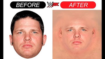 Realistic Face Texture for WWE 2K25 & WWE 2K24
