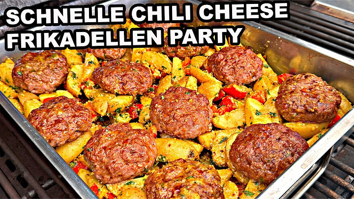 Chili Cheese Frikadellen Potato Party All in One | The BBQ BEAR