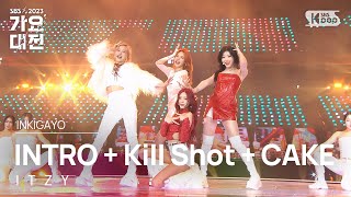 ITZY (있지) - INTRO + Kill Shot + CAKE @가요대전  GayoDaejeon 20231225 Resimi