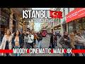 Moody Istanbul 2026 Cinematic 4K Walk: Karakoy, Istiklal Avenue, Taksim Square | Tunnel, Brand, Food