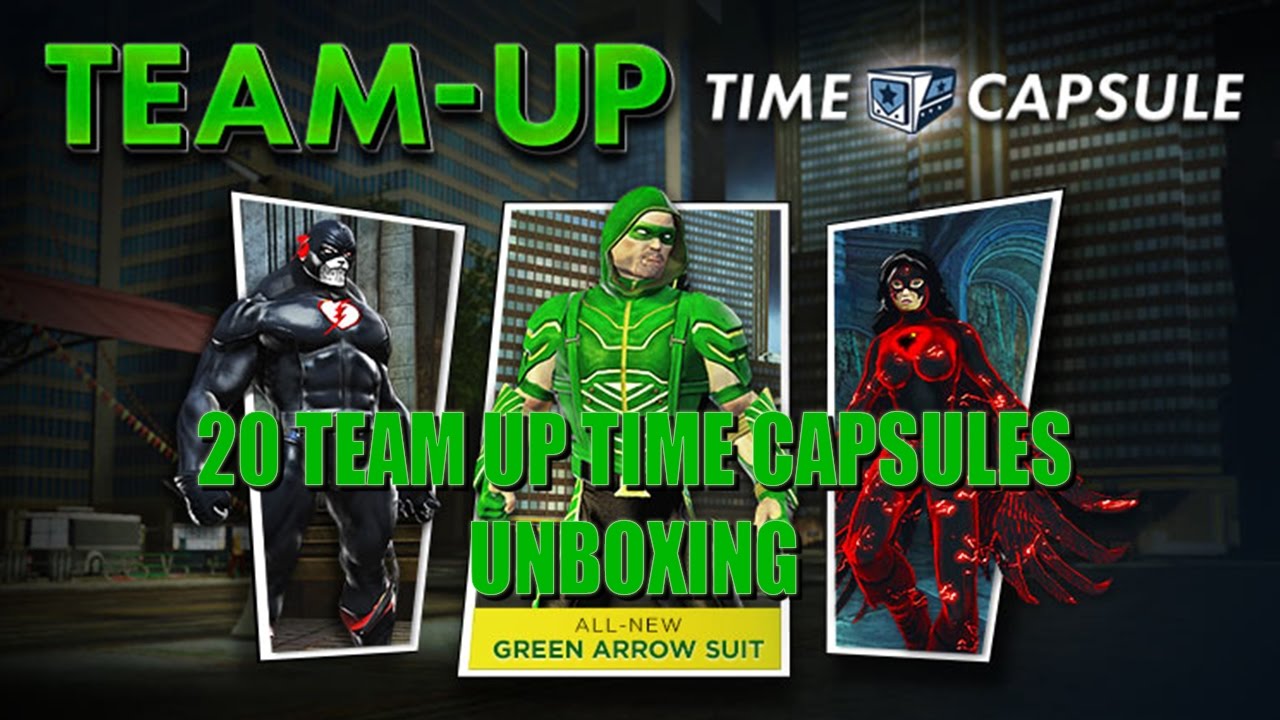 DCUO - 20 Team Up Time Capsule Unboxing (04-12-17)