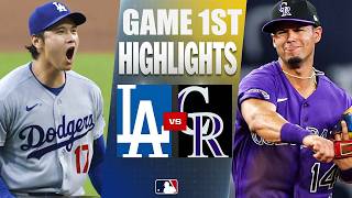 Los Angeles Dodgers vs Colorado Rockies Game 1st Highlights | July 7,2026 - MLB