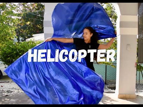 Tutorial Worship Flags Dance ( Move: Helicopter)