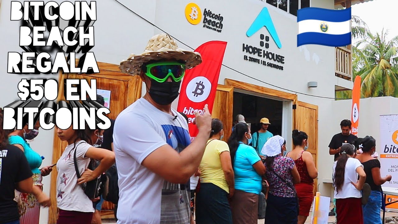 Bitcoin Beach regala $50 en Bitcoins en El Zonte el 7 de Septiembre/Bitcoin  day El Salvador/Parte 1