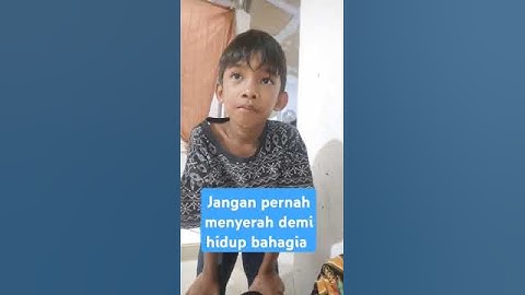 jangan pernah menyerah demi hidup bahagia... #lucu #anak #sekolah #belajar #kelas