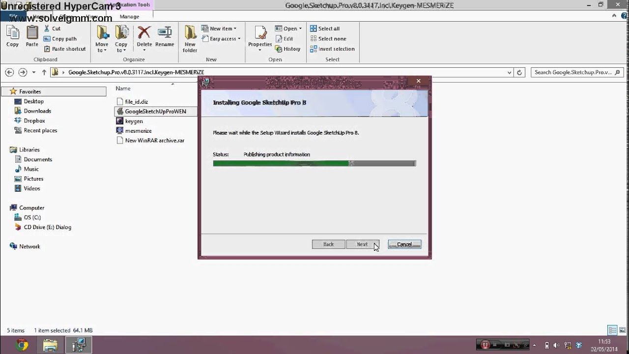 Installing Google Sketchup Pro 8 On Windows 8