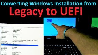 How to Convert Windows 10 Installation from Legacy Boot to UEFI Boot (Easy Method)