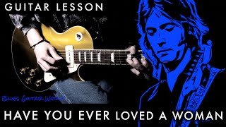 How to play - Derek & The Dominos “Have You Ever Loved a Woman” (Live 1970) Intro | Guitar Lesson