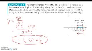 2-2 Average Velocity and 2-3 Instantaneous Velocity