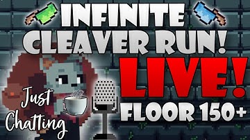 The Infinite Cleaver run! MILLIONS of damage! | Backpack Hero [Live]