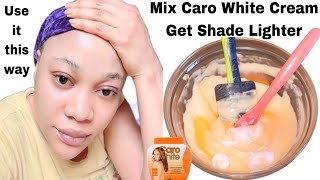 A must try / caro white cream get 7 shades lighter | how to mix caro white cream Skin Lightening