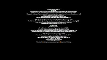 10th Class PHYSICS Practical Guess Paper 2025 |Class 9,10 Physics important Practicals Punjab Boards