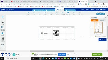 How to create qr code Avery 5160 template.