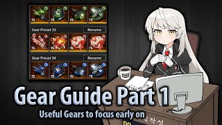 [Counter:Side] All in One Early Game Gear Guides