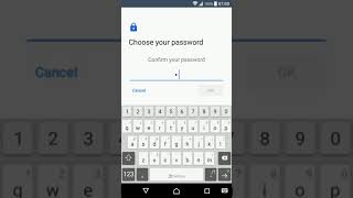 Set a screen lock password – Android™ 7.0 Nougat screenshot 3