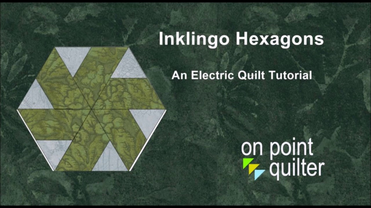 Mega half hexagons quilt block video tutorial 