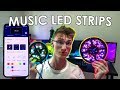 BUDGET Music LED Light Strips | MINGER DreamColor Music LED Strips desk setup