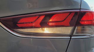 Hyundai Sonata (2015-2019): How To Replace Reverse And Rear Tail Lamp Light Bulbs.