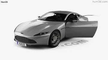 Aston Martin DB10 with HQ interior 2018 3D model by 3DModels.org